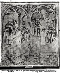 Pilate Washes His Hands, Ecce Homo, One of Four Sets for a Performance of the Mystery of the Passion, from Hotel-Dieu, Reims